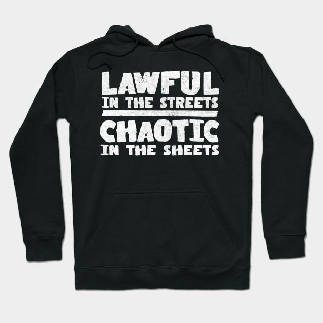 Lawful / Chaotic Hoodie by DankFutura